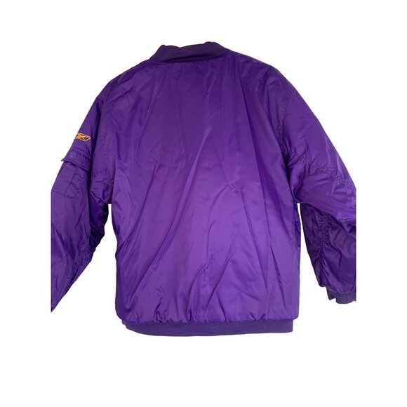 Los Angeles Lakers Boys Youth Reversible Puffer Jacket XL 18–20 Reebok RFF10658 - Picture 11 of 11